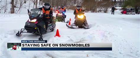 Staying safe while snowmobiling